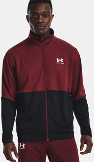 Under Armour Ua pique track jacket-red 1366202-690 Rood - S