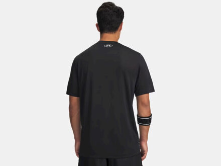 Under Armour ua tech play short sleeve-blk training t-shirt korte mouw heren - - maat M Zwart