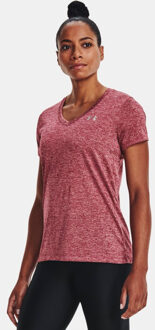 Under Armour UA Twist Tech Sportshirt Dames XS Roze