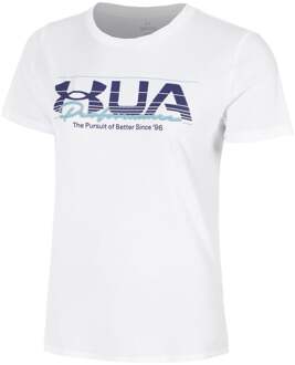 Under Armour UA Vintage Performance T-shirt Dames-Wit - S