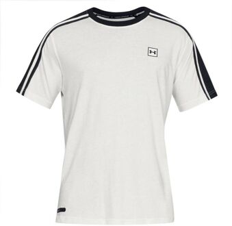 Under Armour Under ArmourUnstoppable Stripe T-shirt Wit - Heren