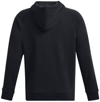 Under Armour Unisex Rival Fleece Hoodie voor volwassenen (Zwart/Wit) - maat L