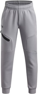 Under Armour Unstoppable Fleece Joggingbroek Junior 164 Grijs