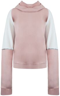 Under Armour Unstoppable Long Sleeve Womens Double Knit Oversize Hoodie Roze - XL