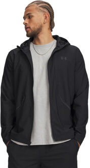 Under Armour Unstoppable Woven Trainingsjack Heren-zwart, zwart - XXL