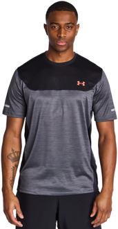 Under Armour Utility T-shirts Heren - Zwart - Maat L - Poly Jersey Black