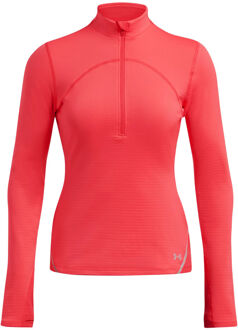 Under Armour Vanish CW 1/2 Zip Longsleeve Dames-Rood - XL