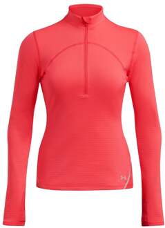 Under Armour Vanish CW 1/2 Zip Longsleeve Dames-Rood - XS