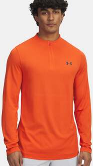Under Armour Vanish Elite Seamless 1/4 Zip Longsleeve Heren-oranje - S,M,L,XL,XXL