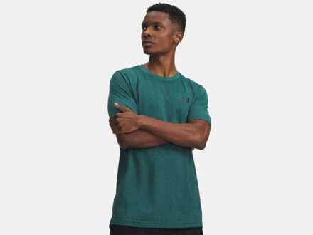 Under Armour vanish seamless ss-grn training t-shirt korte mouw heren - Groen - L