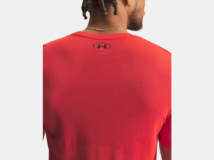 Under Armour vanish seamless ss-red training t-shirt korte mouw heren - - maat L Rood