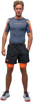 Under Armour Vanish Woven 2 in 1 Vent STS Sportshort Heren XS Zwart