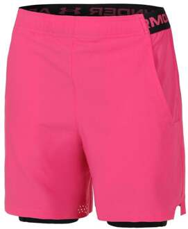 Under Armour Vanish Woven 2in1 Shorts Heren pink - XL