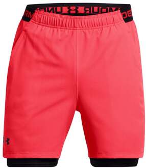 Under Armour Vanish Woven 2in1 Shorts Heren-Rood - XXL