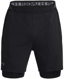 Under Armour Vanish Woven 2in1 Shorts Heren-Zwart - M