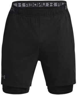 Under Armour Vanish Woven 2in1 Shorts Heren-Zwart