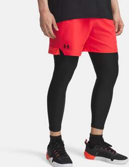 Under Armour Vanish Woven 6In Shorts Heren-Rood,Zwart - XXL