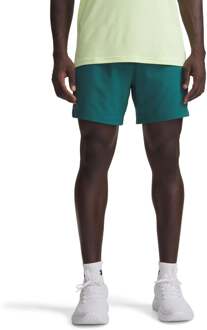Under Armour Vansih Woven 6in Shorts Heren-groen, zwart mat - L