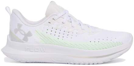 Under Armour Velociti 4 Neutrale Schoen Dames-Wit,Groen - 42.5