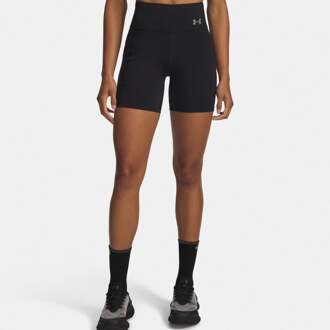 Under Armour Velociti 6in Fitted  Hardloopshorts Dames-zwart, zilver - L