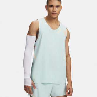 Under Armour Velociti Elite Singlet Hardloopshirt Heren-mint, koraal - L