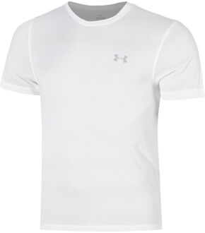 Under Armour Velociti  Hardloopshirt Heren-wit, zilver - L