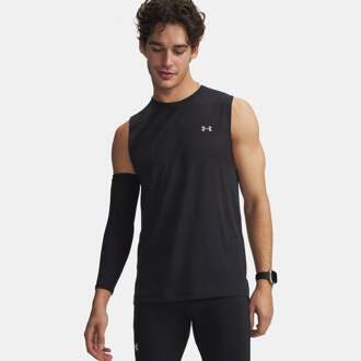 Under Armour Velociti  Hardloopshirt Heren-zwart, zilver - XL