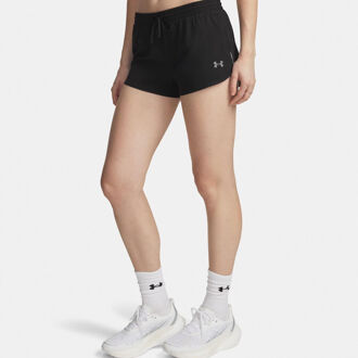 Under Armour Velociti Pro 3in  Hardloopshorts Dames-zwart, zilver - L