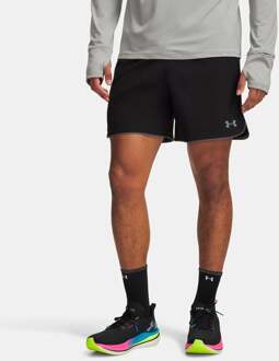 Under Armour Velociti Pro 7in  Hardloopshorts Heren-zwart, zilver - S