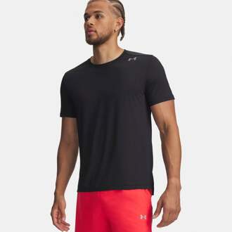 Under Armour Velociti Pro  Hardloopshirt Heren-zwart, zilver - XL