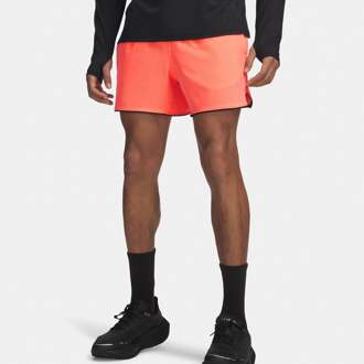 Under Armour Velociti Pro Vent 5in  Hardloopshorts Heren-oranje, zilver - S,M,L,XL,XXL