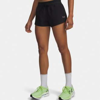 Under Armour Velociti Pro Vent s Hardloopshorts Dames-zwart, zilver - XL