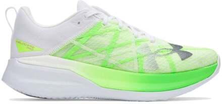 Under Armour Velociti Pro Wedstrijdschoen-Wit,Neongroen - 45.5