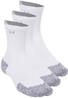 Under Armour Velociti Run Cush 3p Crew  Hardloopsokken Unisex-wit, wit - XL