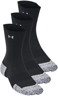 Under Armour Velociti Run Cush 3p Crew  Hardloopsokken Unisex-zwart, zwart - S,M,L,XL