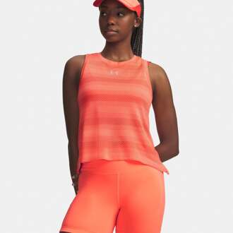 Under Armour Velociti Singlet Hardloopshirt Dames-oranje, zilver - XS,S,M,L,XL
