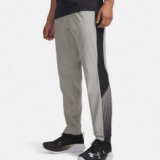 Under Armour Velociti Storm  Hardloopbroek Heren-grijs, zwart - M
