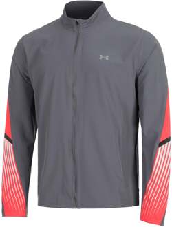 Under Armour Velociti Storm Hardloopjas Heren-Grijs,Rood - M