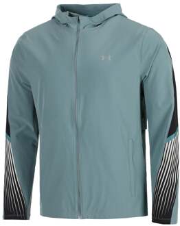 Under Armour Velociti Storm Hooded Hardloopjas Heren-Blaugrau,Zwart - XXL