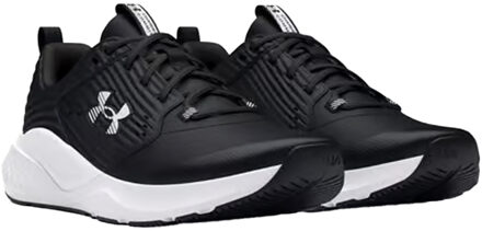 Under Armour Volwassen Charged Commit TR4-trainers voor uniseks (Zwart, Wit)