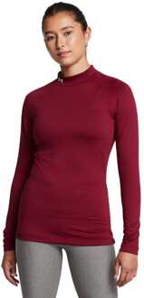 Under Armour Women's Under Armour ColdGear Mock Neck Long Sleeve Top in Rood
