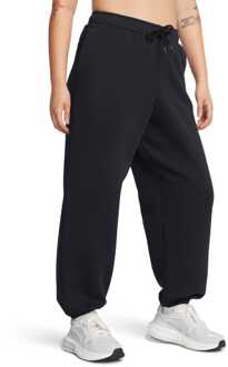 Under Armour Women's Under Armour Icon Fleece Wordmark Oversized Pants in Black Zwart - UK 4-6 (Womens)
