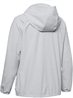 Under Armour Womens Woven Branded Full Zip Hoodie Grijs 1351794 014