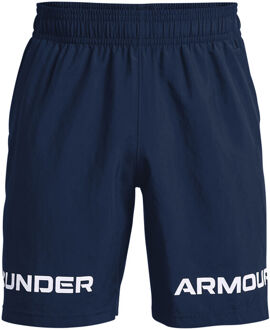 Under Armour Woven Graphic Wordmark Shorts Heren blauw - XL