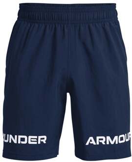 Under Armour Woven Graphic Wordmark Shorts Heren blauw - XL