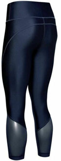 Under Armour x Project Rock HeatGear Blauw Dames Mesh Crop Legging 1351101 408 Navy