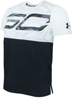 Under Armour x Stephen Curry T-Shirt - Kinderen Zwart/wit
