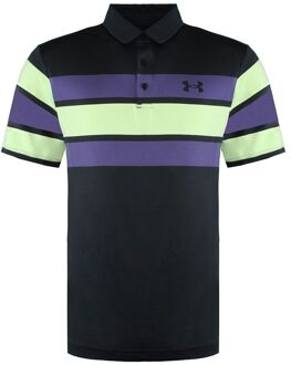Under Armour Zwart / Paars Heren PlayOff Poloshirt 1327037 041 Veelkleurig - M