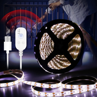 Under Cabinet Light Wireless Motion Sensor Light Led Lamp Tape Waterproof Kitchen Closet Stairs Night Light DC5V Diode Ribbon