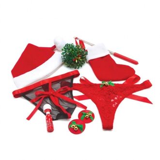 Under the Mistletoe Giftset 8 stuks - Rood